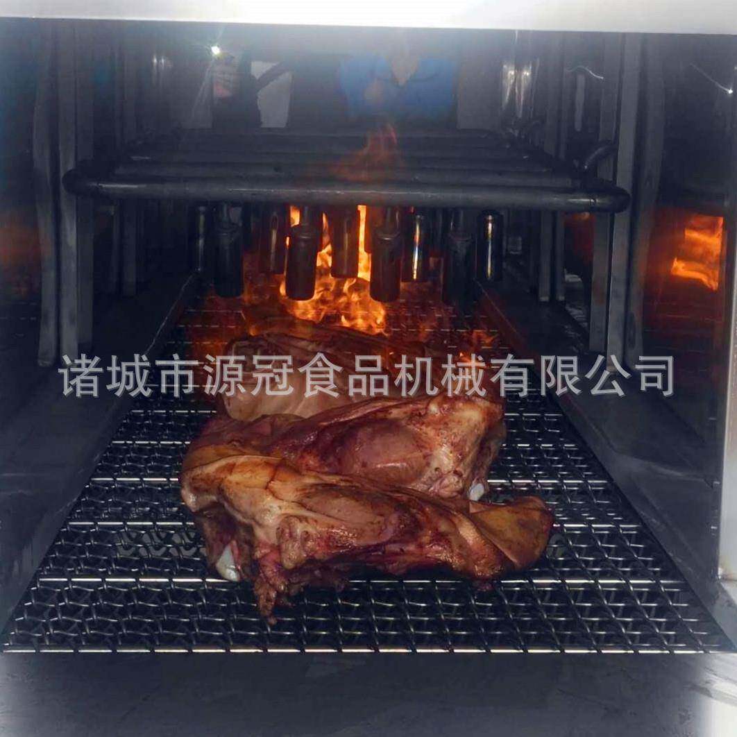 液化气烧毛机连续式猪头肉猪蹄羊蹄天燃气烤毛机猪脚燎毛机烧椒机