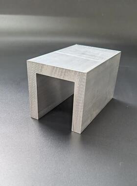 铝合金槽铝60x60x60x10mm槽铝型材内径40mm工业u型槽铝硬铝米价