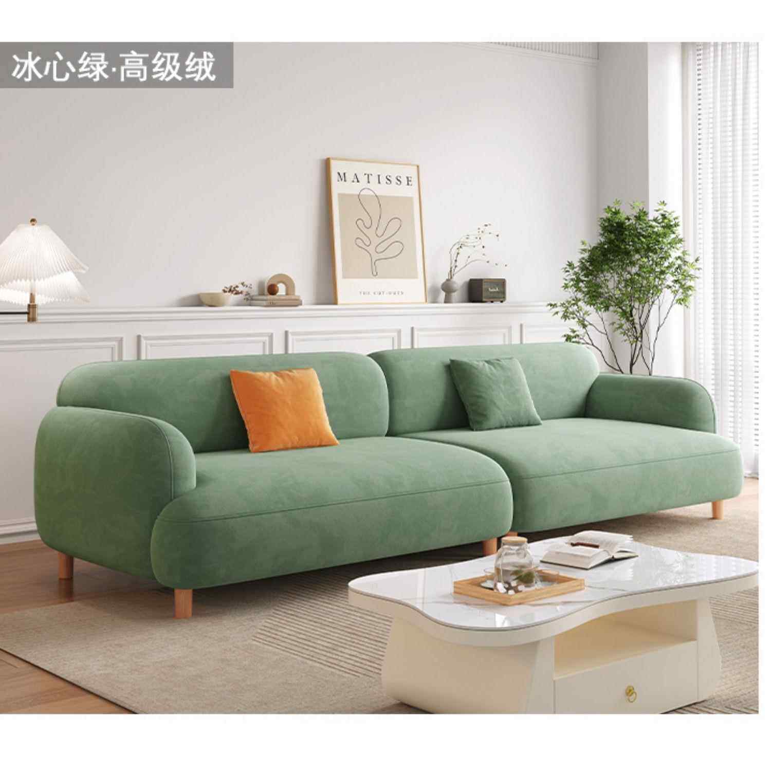 网红沙发小户型出租屋公寓客厅小沙发简约轻奢卧室女装店布艺沙发