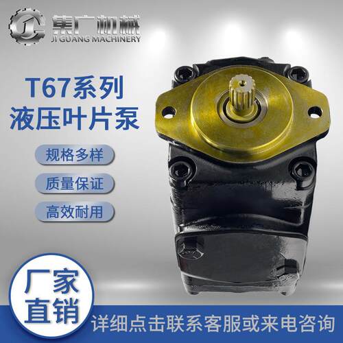 适用于Parker/Epiroc液压叶片泵T67系列T67CBAS型号齐全直销油泵