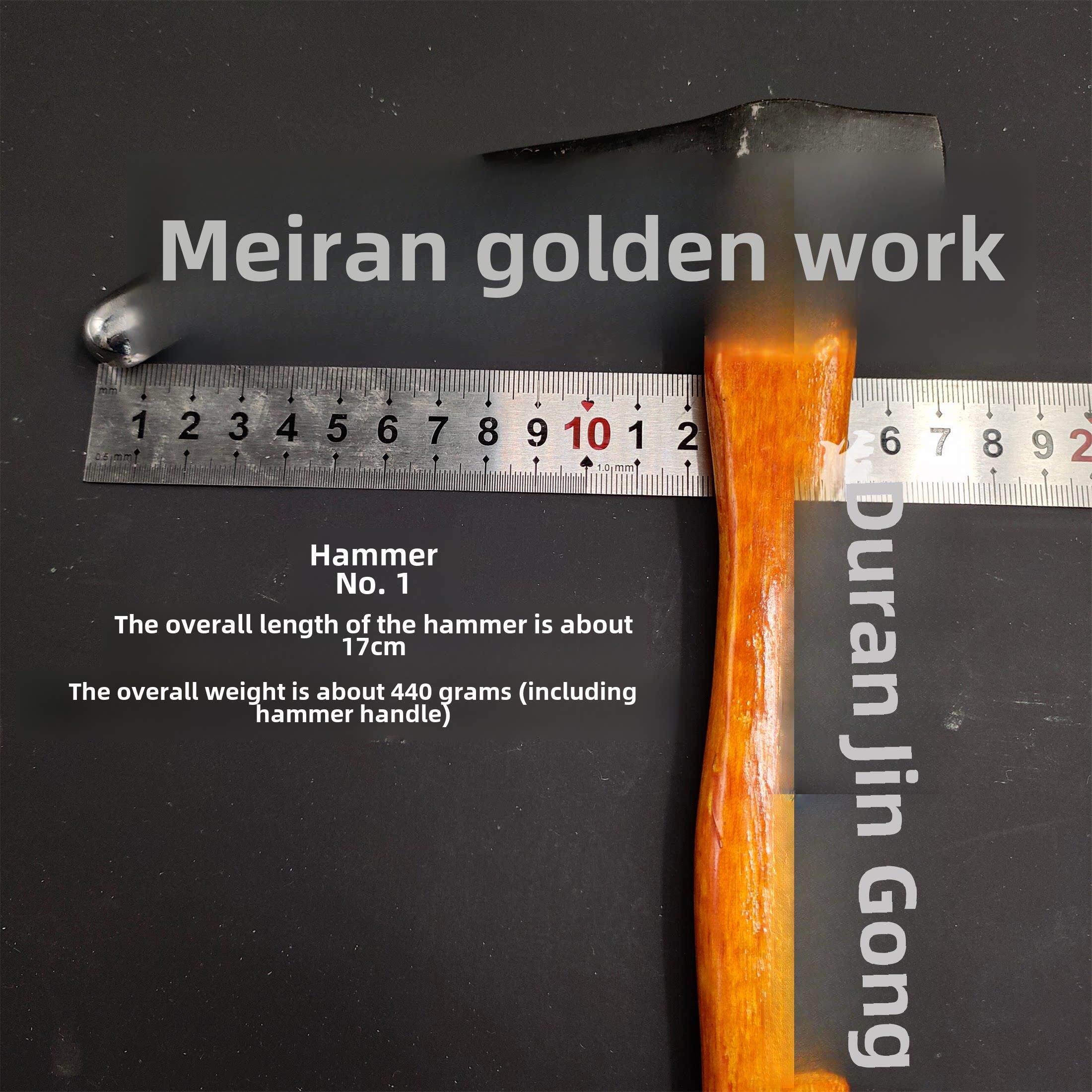纯手工锻造锤 锻打锤 打金工具锤子 打银锤 银匠锤 金工锤 异形锤