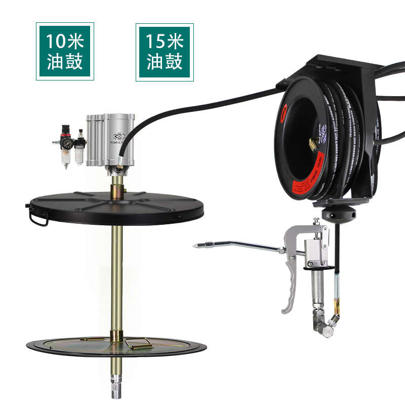 黄油高压油鼓自动收缩卷管器锂基脂黄油机卷管器绕管器收管器