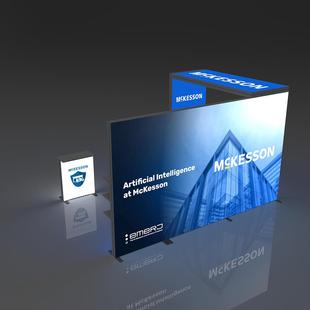 856参卡展便携式铝合金布LE背转打落D地式展示灯箱热印卡布灯箱