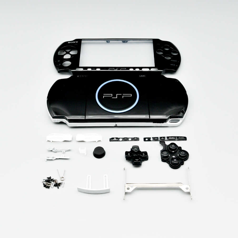 送psp2000维修外壳教程换壳psp3000游戏机蓝红工具 黑白机壳 主