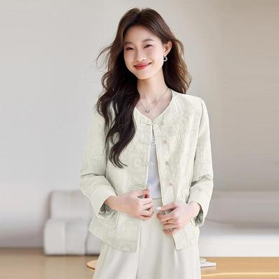 高小香风提花外套女装短ZJAIN251春媛季新款级感气质名款洋气精致