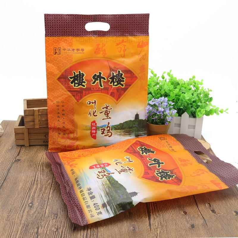 杭州楼外楼叫花鸡叫化童鸡零食特产烧鸡熟食即食扒鸡美食400*2袋