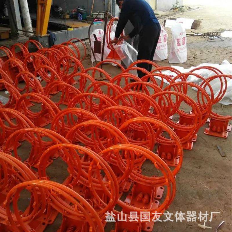 跨境爆款户外篮球框篮圈厂家实心弹簧篮球圈标准成人篮筐