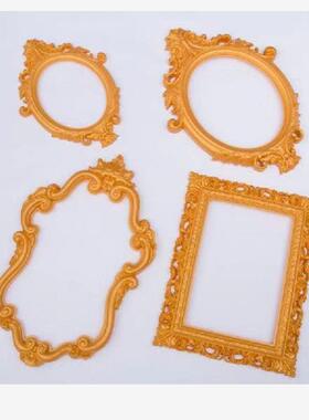 婚礼用品 多规格塑料相框 喷金相框 简约白色结婚照片专用相框