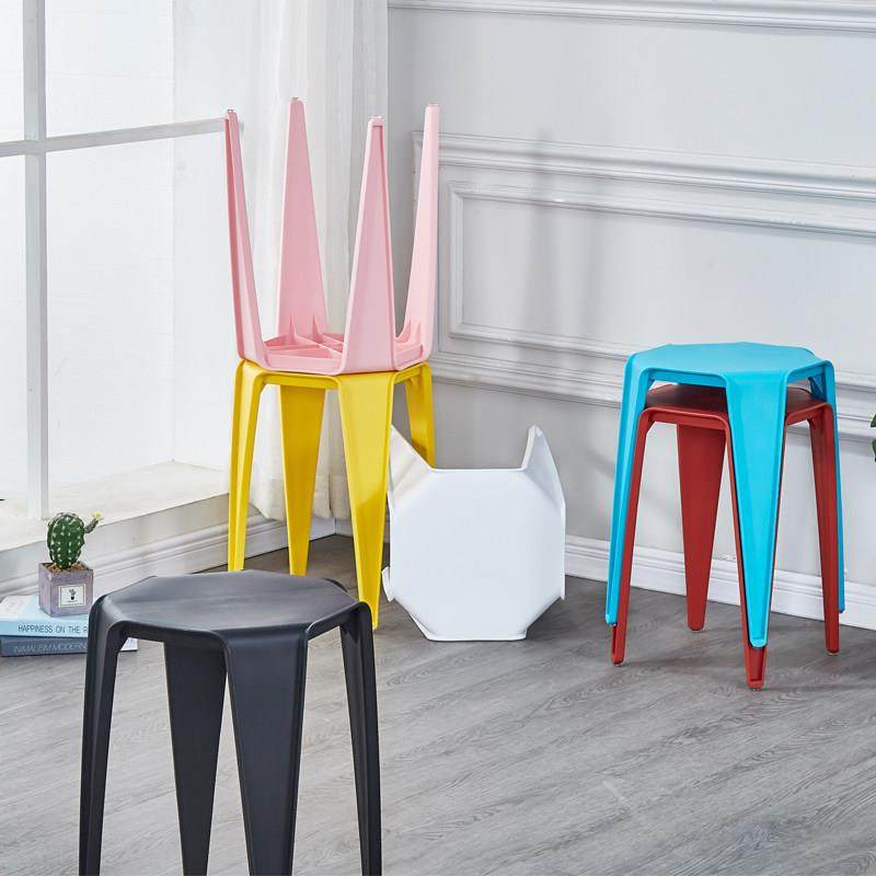 塑料椅子凳子家用可叠放加厚客厅餐厅餐桌板凳方凳简约北欧高凳子,住宅家具,其它凳子,淘宝优惠券,粉丝福利购,淘宝优惠卷