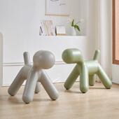 小矮凳气球狗休闲 区儿童椅家用客厅小凳子动物座椅幼儿园卡通小