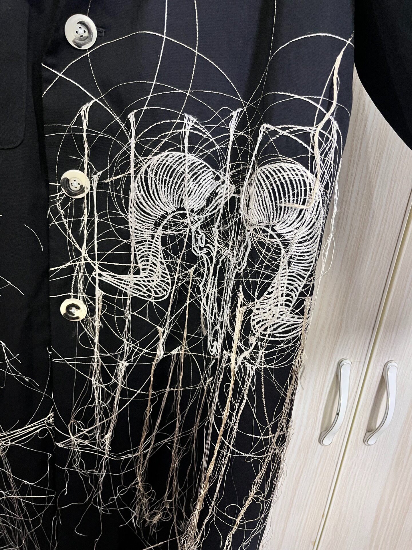 Yohji Yamamoto Fall/Winter Black Coat — front