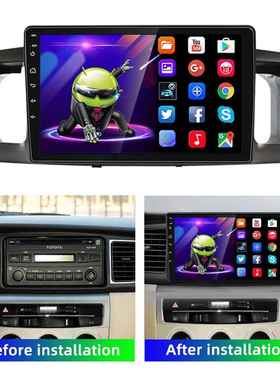 冠花2003-208寸大屏车载无线Ca9rpla0y151安卓中控导航机