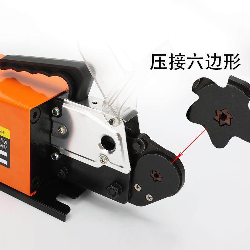 德瑞工具AM6-6气动式端子压接机管状预绝缘端子压线钳