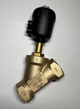 进口burkert2000A气动角座阀PTFE RG DN50 PN25 G2寸宝德00001251