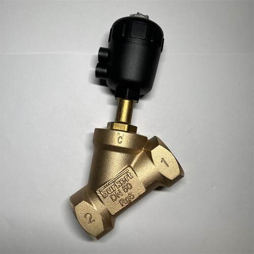 进口burkert2000A气动角座阀PTFE RG DN50 PN25 G2寸宝德00001251