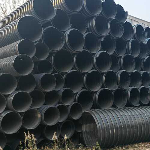 增强埋钢带排水聚乙烯hdpe钢带波纹管排污钢带波纹管pe径地管大口