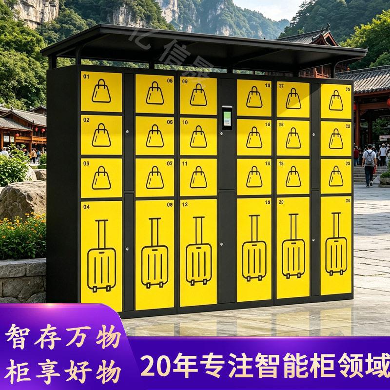 智能行李寄存柜机场酒店景区智能存包柜扫码收费储物柜智能快递柜图片