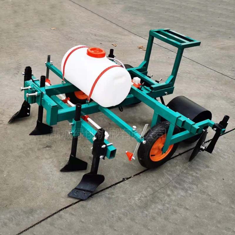 手扶四轮拖拉机带地膜机喷滴灌盖土一体机覆膜机铺膜机盖膜机