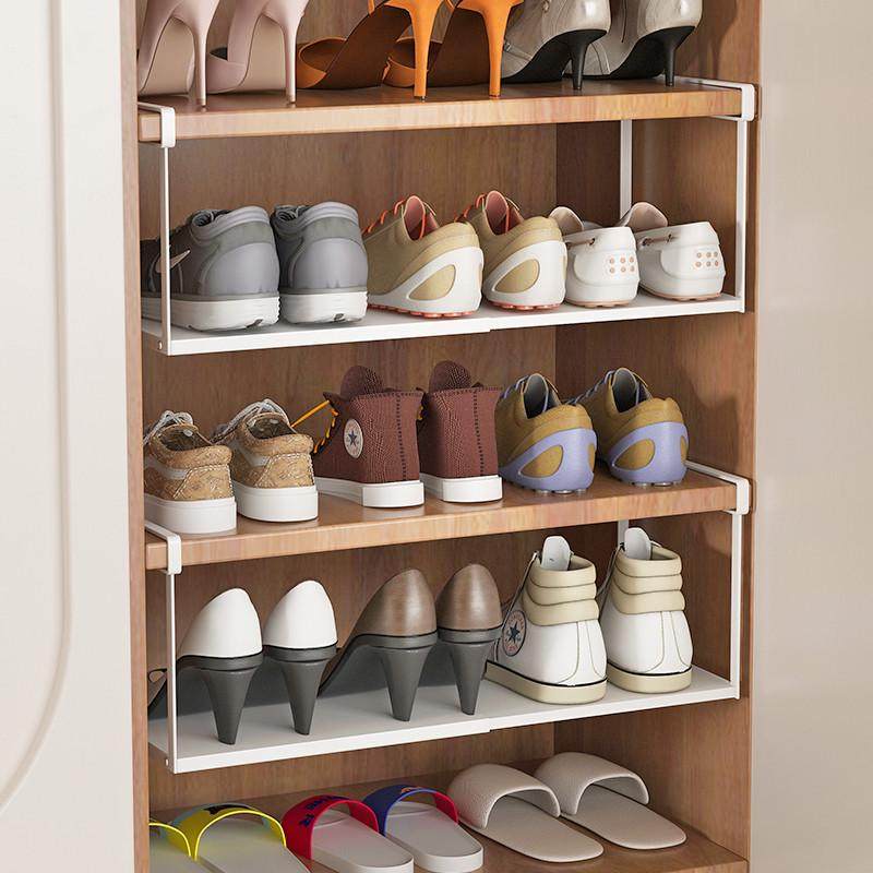 鞋柜分层隔板下挂可伸缩柜内鞋子收纳省空间悬挂鞋托架子双层,收纳整理,整理架/置物架/收纳架,淘宝优惠券,粉丝福利购,淘宝优惠卷