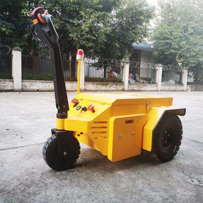 手拉式电动拖头步行式牵引车挂拖钩搬运车机场仓库挂车头tractor