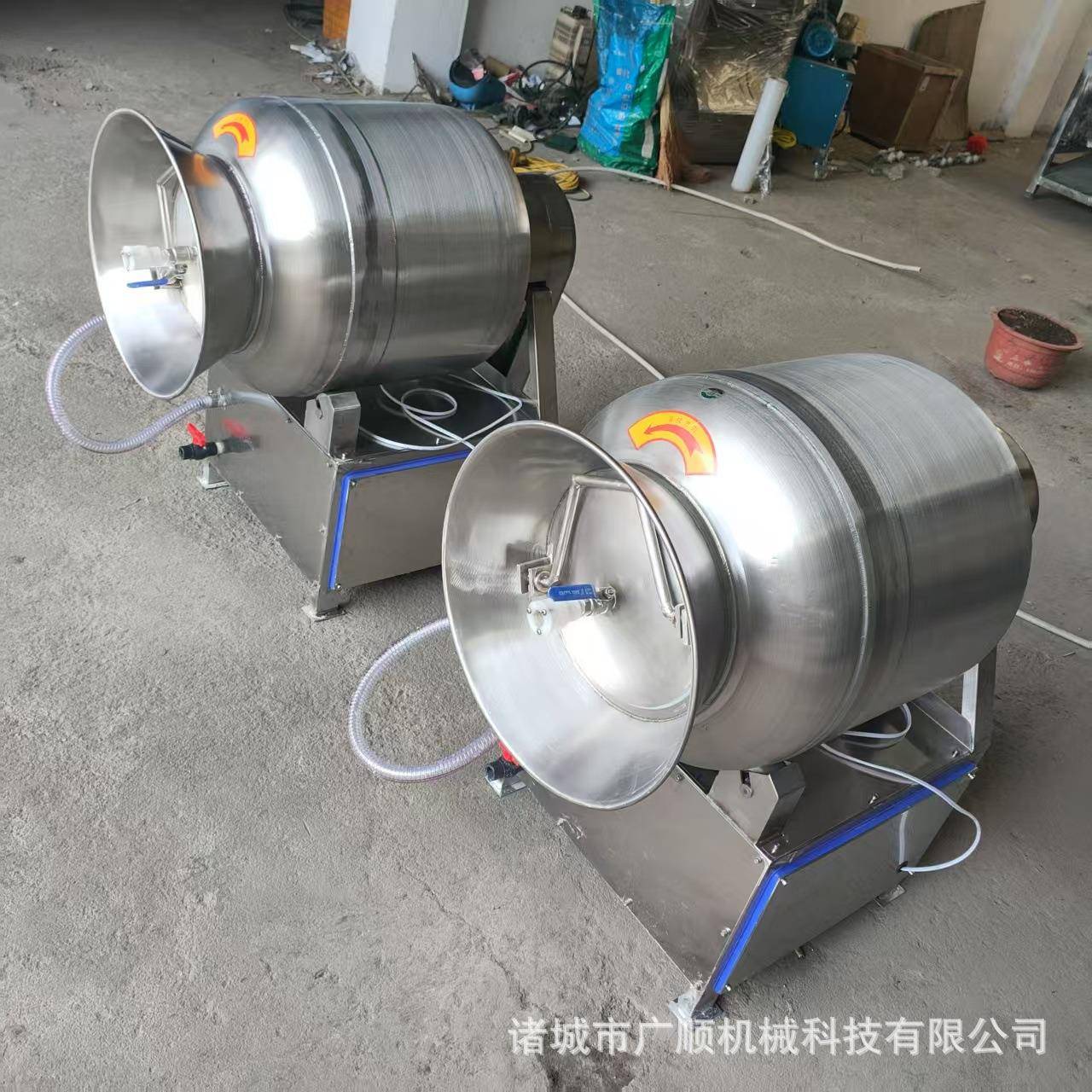 鸡柳里脊真空滚揉机 卤牛肉真空滚揉罐 调理品腌制滚揉腌肉机
