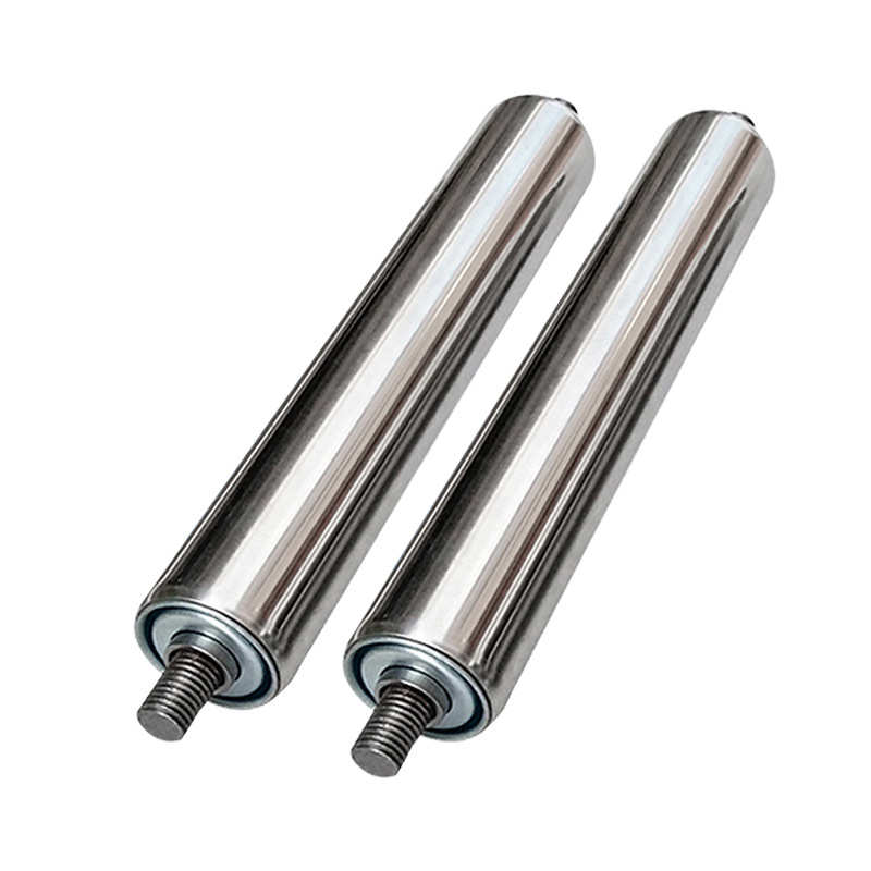 304不锈钢钢辊 厂家加工铝合金镀铬镜面辊动力滚筒冷却辊