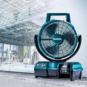 Makti田a牧充电式 电风以扇锂电40VCF001GZ可摇调头档无刷HUE电机