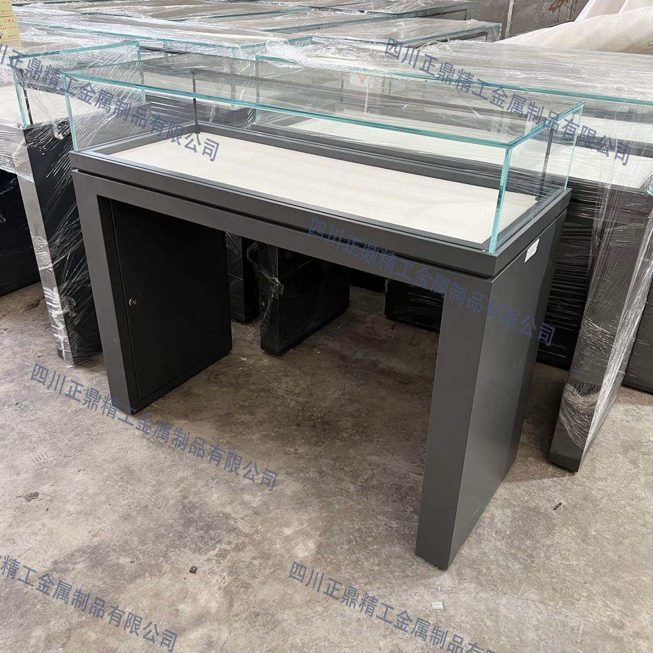 文物文献展示柜平柜金属展柜陈列柜博物馆液压上掀夹胶玻璃柜