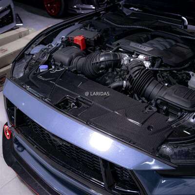 适用于2026年福特MustangDarkHorse黑马S650碳纤维水箱盖板