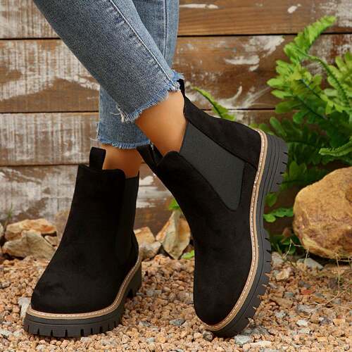 2026 NEW LQUN2026 NEW LQUNWomens Chelsea Boots Elastic Side