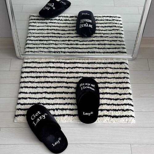 Absorbent felt bedroom entrance door mat bathroom rug carpet