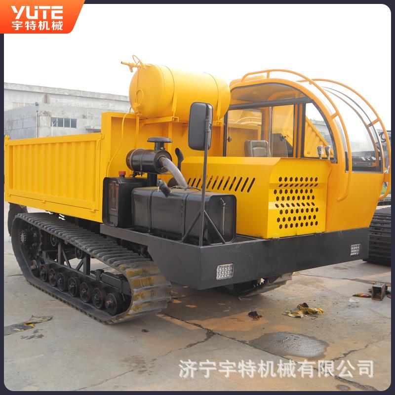 农用履带运输车水田山地小型搬运车辆果园液压自卸工程翻斗车