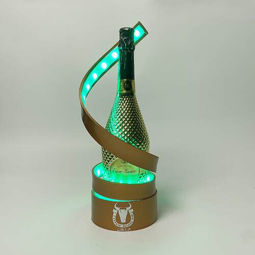 新款创意发光酒座 酒吧KTV气氛道具酒架XO香槟展示架做LOGO出酒架