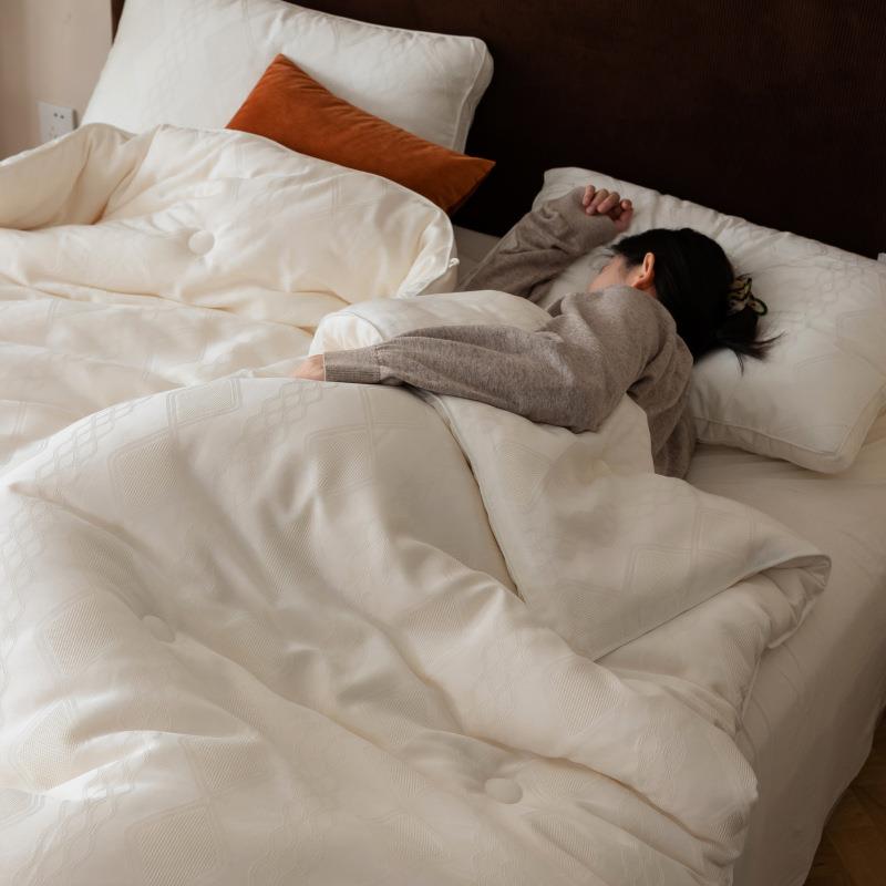 新MS202411款美棉大提被花柔软被子有机51大豆纤维春夏冬厚秋保暖