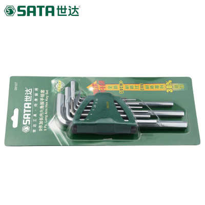 内棱 工具六角l达型六角世内螺丝刀l型扳手六09107 套装加长扳手