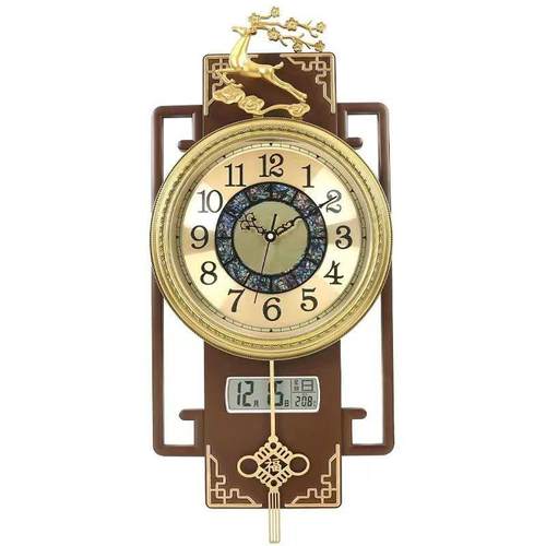 北极表星客大挂钟厅现代个简约创意家用静音钟时3369尚性石英时