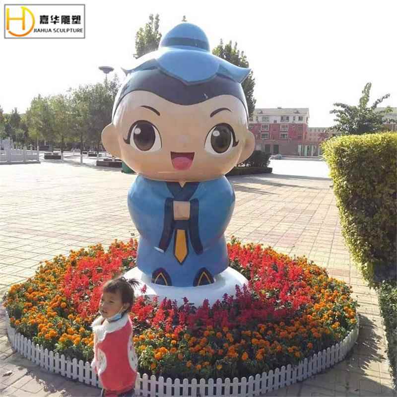商场美陈装饰摆件玻璃钢雕塑制作卡通人物户外装饰品大型玩偶模型