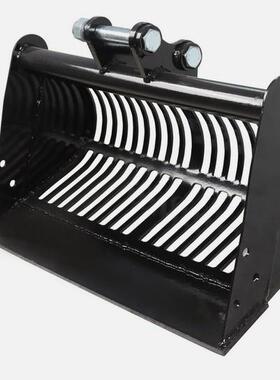 履带小挖掘机属具微挖配件多种型号草耙子挖斗快换松土器安装方便