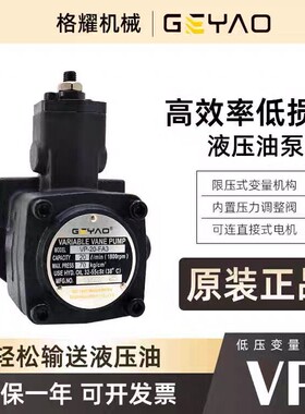 GEYAO格耀变量叶片泵VP-20-FA3液压泵VP-30H 40-FA3/VP-15XH-FA3