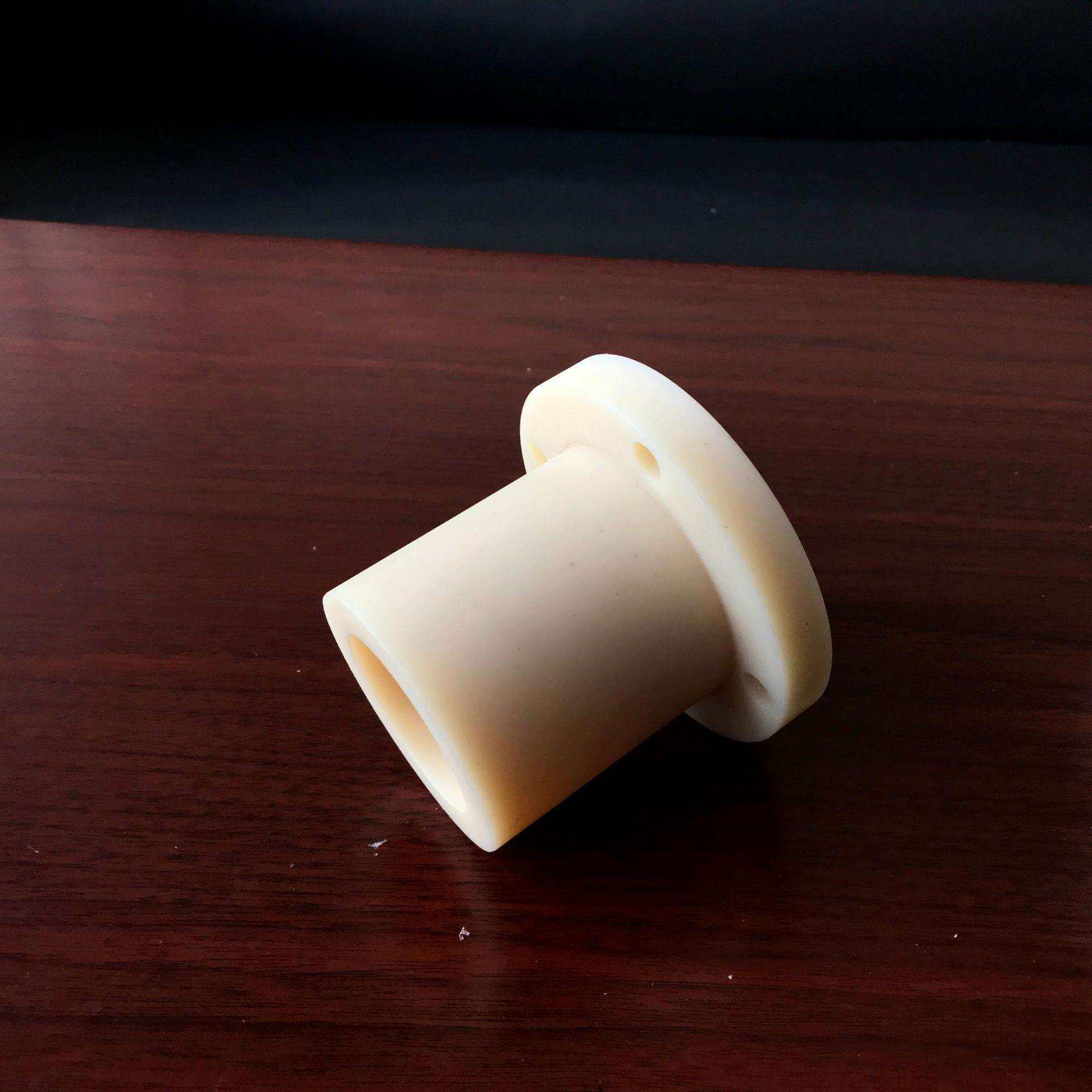 尼龙衬套 离心管衬套尼龙护套 耐磨塑料含油导向衬套 尼龙法兰套