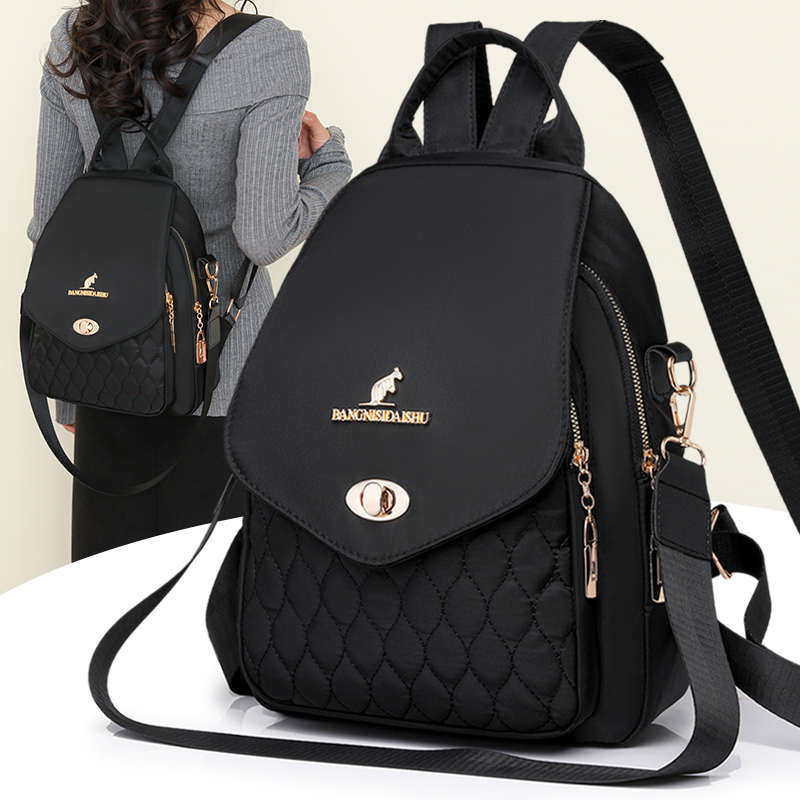 新款高档时尚牛津布双肩包女旅行外出中年妈咪双肩背绣线多用背包,箱包皮具/热销女包/男包,双肩背包,淘宝优惠券,粉丝福利购,淘宝优惠卷