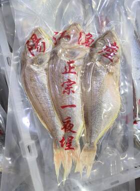 阳江特产一夜埕大红色三咸鱼干金丝红衫鱼干 干 古法腌制下粥咸香