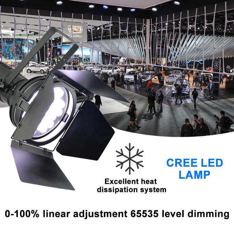汽车展览大型LED车展灯工程专用补光灯具照明灯舞台面光灯大炮灯