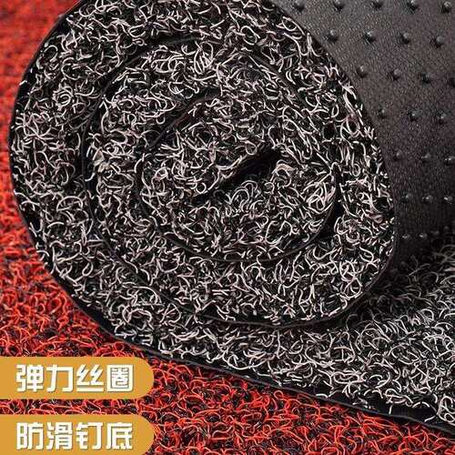 特厚地垫汽车脚垫PCV钉底丝圈地垫进门入户家用防滑耐磨脚垫地垫