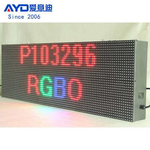 生产9LED2广告显示屏滚P103296R动字幕P103x6表户贴全彩外显示屏