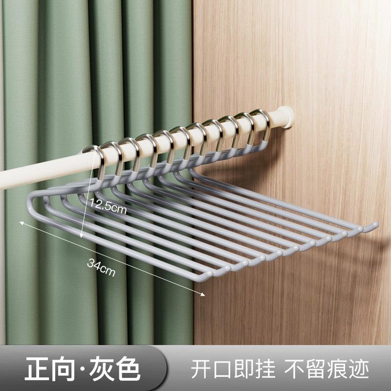 不锈钢防滑卧室衣柜收纳衣服裙架