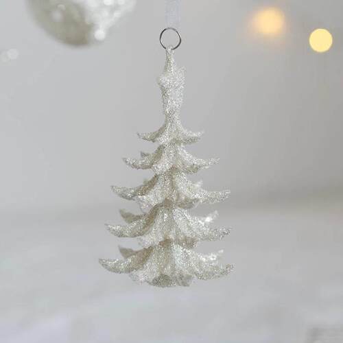 Christmas tree decoration pendant Angel glitter pendant 挂饰