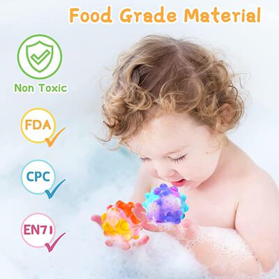 Squeeze Pop It Ball Fidget Silicone Sensory Toys Stress球