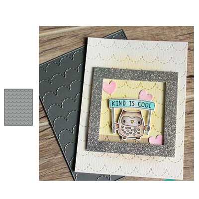 2832波浪板切割刀模 cutting dies scrapbooking碳钢蚀刻刀模