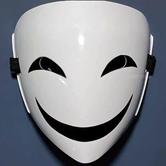 发光漆黑的子弹蛭子影胤面具全脸小丑黑之契约者怪盗基德万圣节